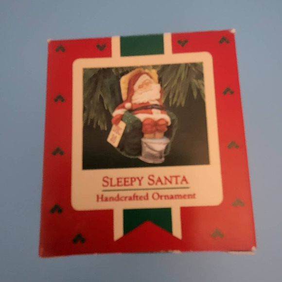 VTG Hallmark Keepsake Ornament Sleepy Santa 1987 - Picture 5 of 7